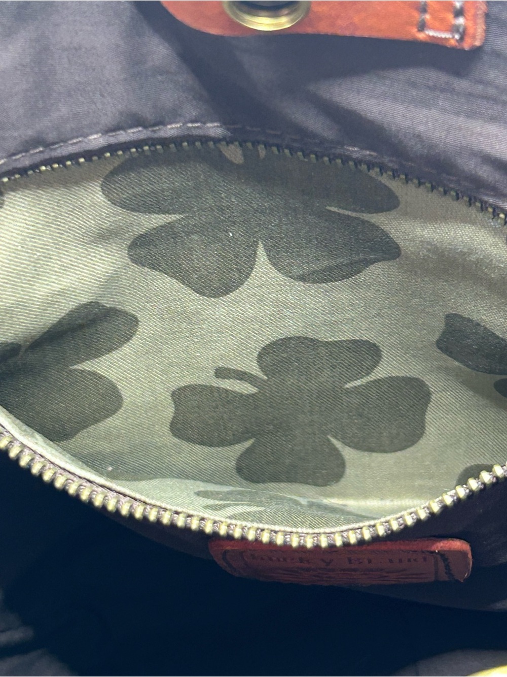 Lucky Brand Leather Peace Love Tiger Cognac Vintage - Picture 9 of 13